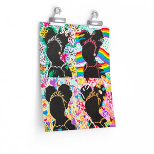 Black Girl Magic: Silhouette Series Posters