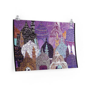 Violet Mosquescape-Poster