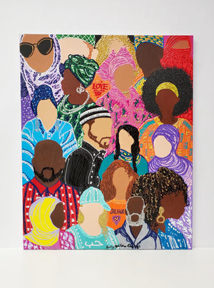 American Muslim Community (20 x 24 inches)