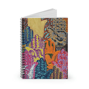 Hamsa Henna: Spiral Notebook - Ruled Line